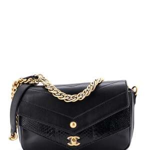 Chanel Elaphe Chain Double Flap Bag #205462C42B